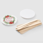 Jezus is de reden voor het kerstfeest handwaaier (Niet-gemonteerd)