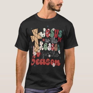 Jezus is de reden voor het kerstfeest Jezus T-shirt