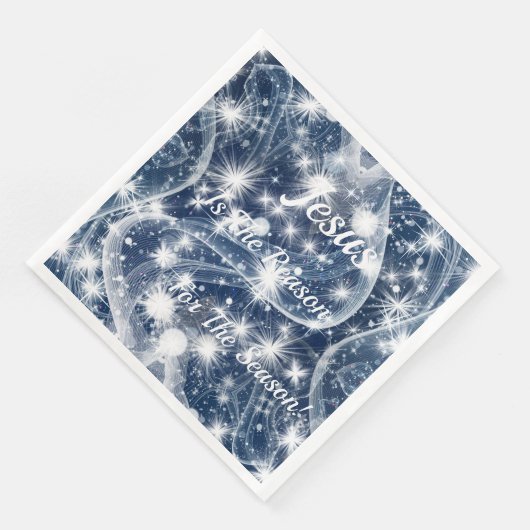 Jezus is de reden voor het kerstfeest servet (Hoek)