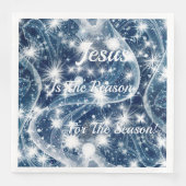 Jezus is de reden voor het kerstfeest servet (Voorkant)