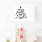 Jezus is de reden voor het kerstfeest spandoek (Insitu)