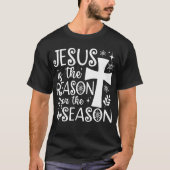 Jezus is de reden voor het kerstfeest t-shirt (Voorkant)