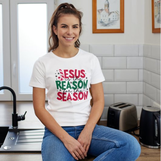 Jezus is de reden voor het kerstfeest t-shirt