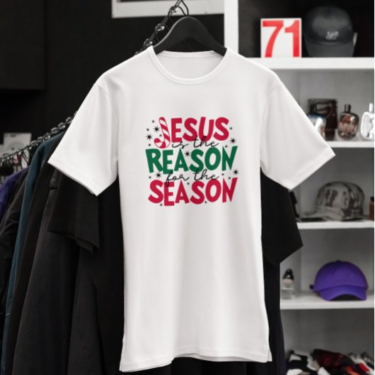 Jezus is de reden voor het kerstfeest t-shirt