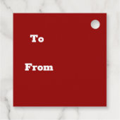 Jezus is de reden voor het kerstpapier bedankjes labels (Achterkant)