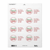 Jezus is de reden voor het kerstseizoen etiket (Full Sheet)