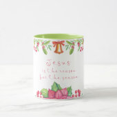 Jezus is de reden voor het kerstseizoen mok (Midden)