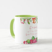 Jezus is de reden voor het kerstseizoen mok (Voorkant links)