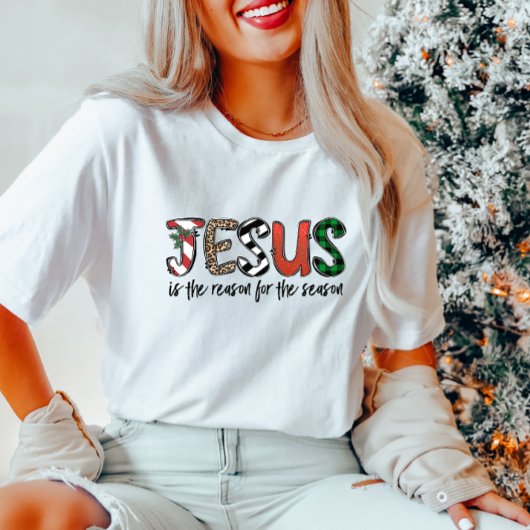 Jezus is de reden voor het kerstseizoen T-shirt