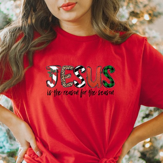 Jezus is de reden voor het kerstseizoen T-shirt