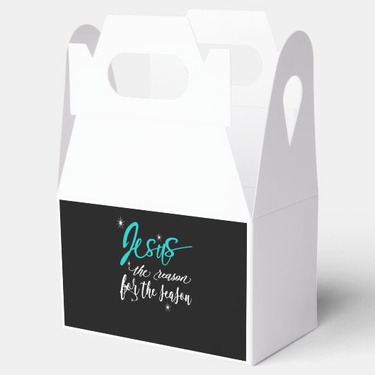 Jezus is de reden voor het moderne seizoen bedankdoosjes (Geopend)