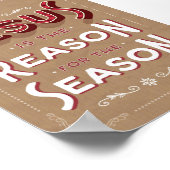 Jezus is de reden voor het Poster van de Seizoenku (Hoek)