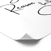 Jezus is de reden voor het Poster van het seizoen (Hoek)