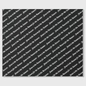 Jezus is de reden voor het seizoen Black Cadeaupapier (Vlak)