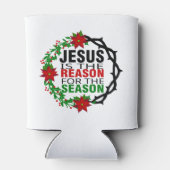 Jezus is de reden voor het seizoen blikjeskoeler (Achterkant)