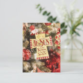 Jezus is de reden voor het seizoen briefkaart (Staand voorkant)