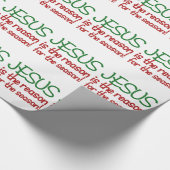 Jezus is de reden voor het seizoen cadeaupapier (Hoek)
