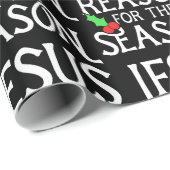 Jezus is de reden voor het seizoen cadeaupapier (Rol Hoek)