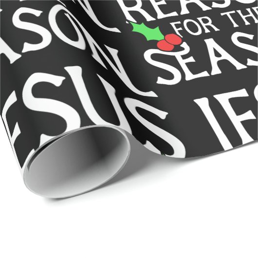 Jezus is de reden voor het seizoen cadeaupapier (Rol Hoek)