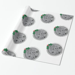 Jezus is de reden voor het seizoen cadeaupapier