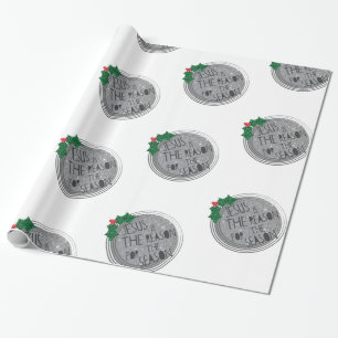 Jezus is de reden voor het seizoen cadeaupapier