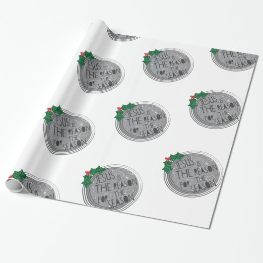 Jezus is de reden voor het seizoen cadeaupapier (Uitgerold)