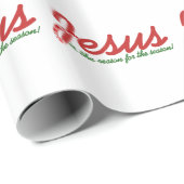 Jezus is de reden voor het seizoen cadeaupapier (Rol Hoek)