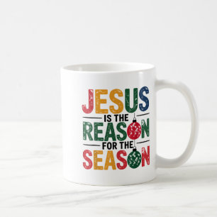 Jezus Is De Reden Voor Het Seizoen Christelijk Chr Koffiemok