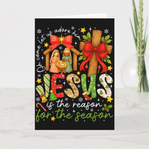 Jezus is de reden voor het seizoen christen Chris Kaart