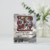 Jezus is de reden voor het seizoen - Derde versie Feestdagenkaart (Staand voorkant)