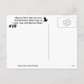 Jezus is de reden voor het seizoen - Derde versie Feestdagenkaart (Achterkant)