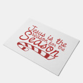 Jezus is de reden voor het seizoen deurmat (Schuin)