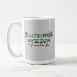 Jezus is de reden voor het seizoen en voor mijn vr koffiemok