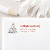 Jezus is de reden voor het seizoen etiket (Insitu)