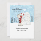 Jezus is de reden voor het seizoen feestdagenkaart (Voorkant)