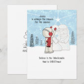 Jezus is de reden voor het seizoen feestdagenkaart (Voorkant / Achterkant)