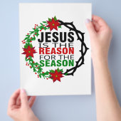 Jezus is de reden voor het seizoen flyer (Hand)