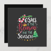 Jezus is de reden voor het seizoen kerst Kaart (Voorkant / Achterkant)