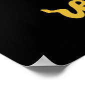 Jezus is de reden voor het seizoen Kerstkruis Poster (Hoek)