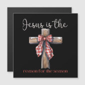 Jezus is de reden voor het seizoen Kerstmis Jezus (Voorkant / Achterkant)