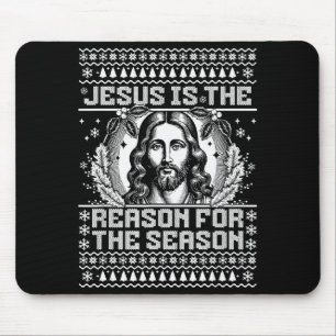 Jezus Is De Reden Voor Het Seizoen - Lelijke Kerst Muismat