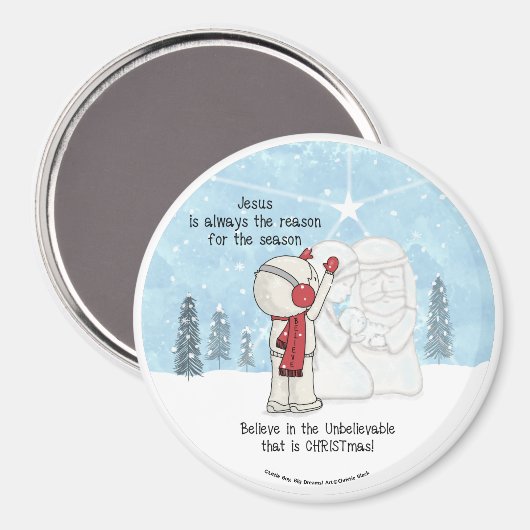 Jezus is de reden voor het seizoen magneet (Voorkant / Achterkant)