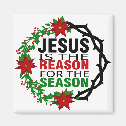 Jezus is de reden voor het seizoen magneet (Voorkant)