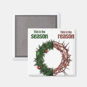 Jezus is de reden voor het seizoen magneet (Voorkant / Achterkant)