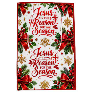 Jezus is de reden voor het Seizoen Medium Cadeauzakje