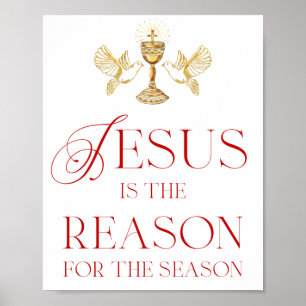 Jezus Is De Reden Voor Het Seizoen Poster