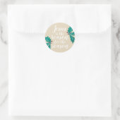 Jezus is de reden voor het seizoen ronde sticker (Tas)