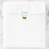 Jezus is de reden voor het seizoen ronde sticker (Tas)