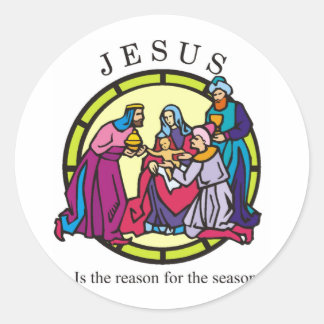 Jezus is de reden voor het seizoen ronde sticker