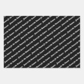 Jezus is de reden voor het seizoen rood zwart inpakpapier vel (Voorkant 2)